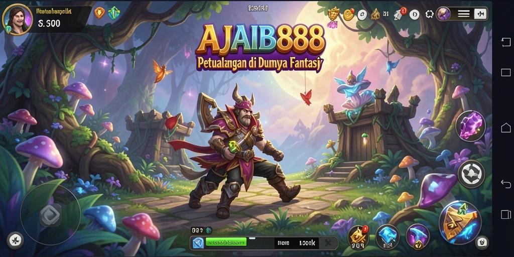 Gambaran gameplay AJAIB88 dengan petualangan yang mendebarkan.