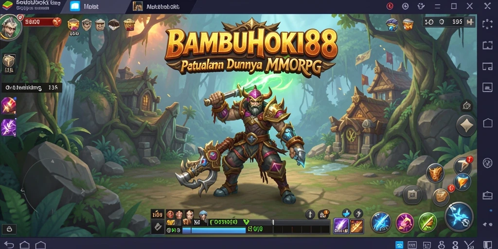 Tampilan menarik dari gameplay MMORPG BAMBUHOKI88 yang memukau.