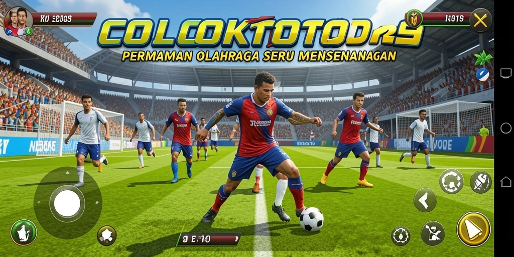 Screenshot gameplay COLOKTOTO yang menampilkan aksi seru dalam olahraga.