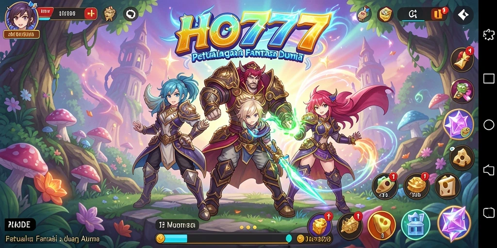 Gameplay menarik dengan karakter anime ikonik dan pertarungan dinamis.