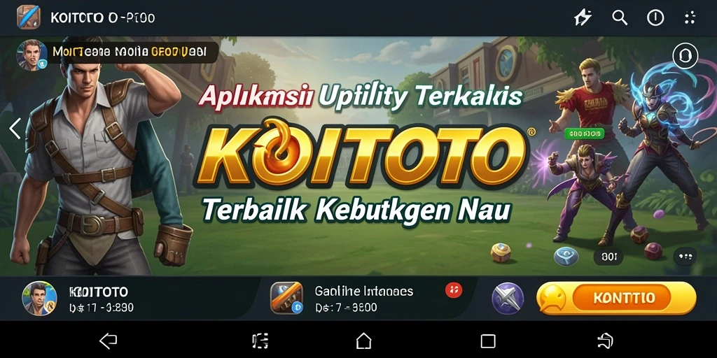 Tampilan antarmuka KOITOTO yang sederhana dan intuitif.