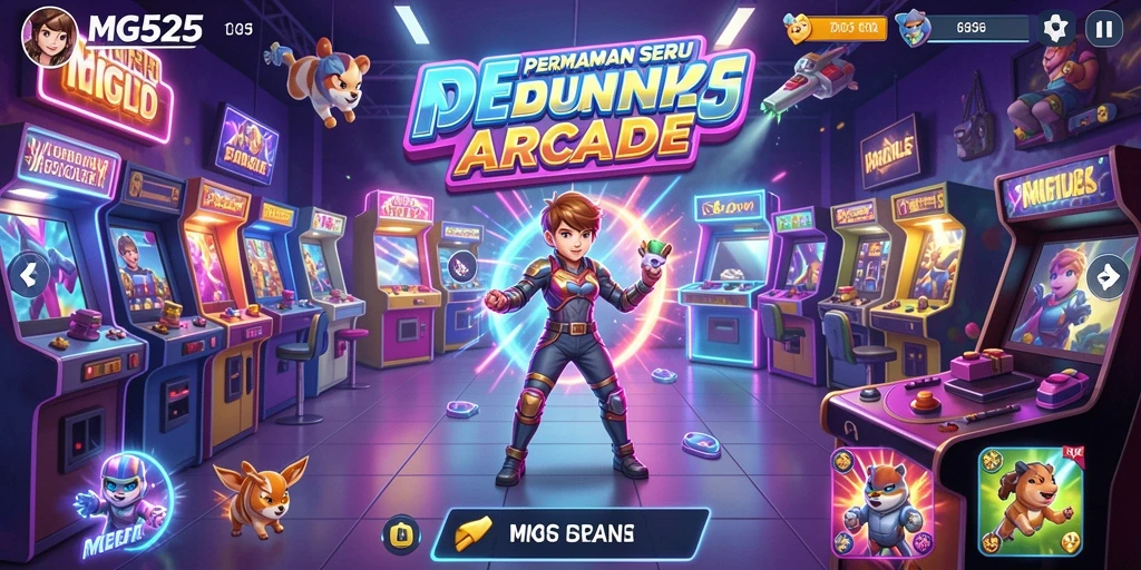 Screenshot gameplay MG525 menampilkan aksi seru dan tantangan arcade.