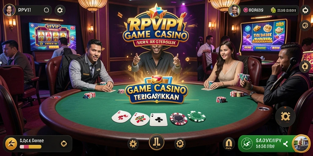 Tampilan menarik dari gameplay RPVIP1 di Live Casino.